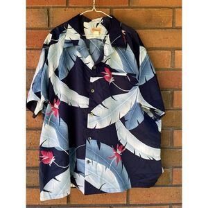 Vintage Kramer's Honolulu Hawaiian Shirt Feathers 70s 80s | Mens Size 3XL